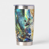 Blauer Grüner Labradorit Gemstone Thermobecher (Rechts)