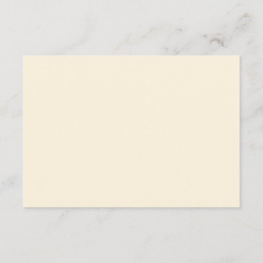 Blauer grüner Whimsical Handgeschriebener Display- Begleitkarte (Rückseite)