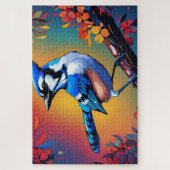 Blauer Häher-Jigsaw-Puzzle Puzzle (Vertikal)