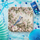 Blauer Häher-Papierteller Pappteller (Party)