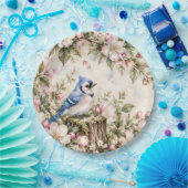Blauer Häher-Papierteller Pappteller (Party)