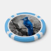 Blauer Häher Poker Chip (Einzeln)