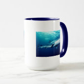 Blauer Hai Tasse (VorderseiteRechts)
