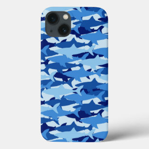 Blauer Haifisch-Muster Case-Mate iPhone Hülle