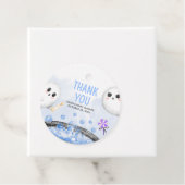 Blauer Halloween ist eine junge Babydusche Geschenkanhänger (Beispiel)