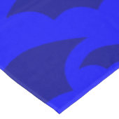 blauer halloween vampir fledermäuse gothic tischdecke (Schrägansicht)