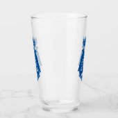Blauer Hammerglas Glas (Rechts)
