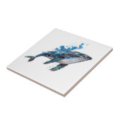 Blauer Hampenwal Fliese (Seite)