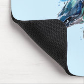 Blauer Hampenwal Mousepad (Ecke)