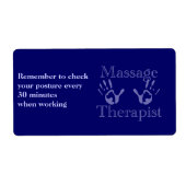 Blauer Handdruck (Vorne)