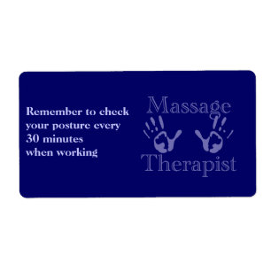 Blauer Handdruck