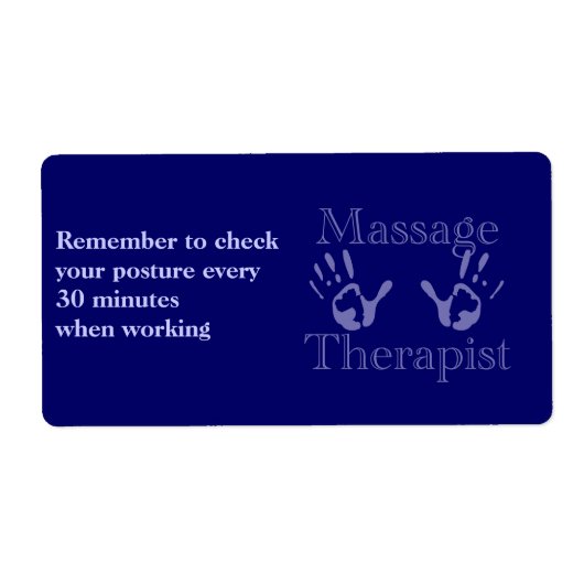 Blauer Handdruck (Vorne)