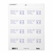 Blauer Handdruck (Vorne)