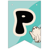 Blauer Happy Halloween Kids Party Wimpelkette (Dritte Fahne)