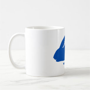 Blauer Hasenbecher – Süße Hase-Kaffeetasse Kaffeetasse