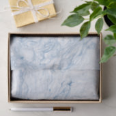Blauer Haven-Marmor Seidenpapier (Geschenk)