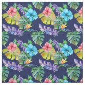 Blauer Hawaiian Stoff (Muster)