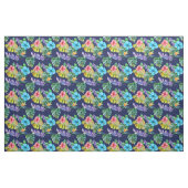 Blauer Hawaiian Stoff (Fat Quarter (45,7 x 55,9 cm))