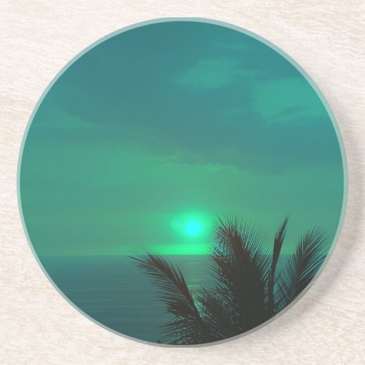 Blauer Hawaiianischer Himmel Untersetzer (Vorne)
