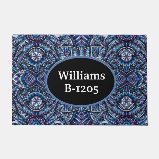 Blauer Haze Fußmatte (Vorderseite)