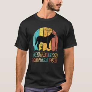 Blauer Heeler Australischer Cattle Hund Vintage So T-Shirt