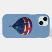 Blauer Heißluftballon Case-Mate iPhone Hülle (Rückseite (Horizontal))