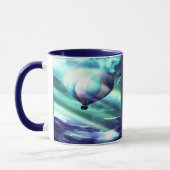 Blauer Heißluftballon Tasse (Links)