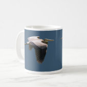 Blauer Held Kaffeetasse (Vorderseite Links)