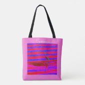 Blauer Held pink Tasche (Rückseite)