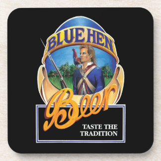 Blauer Henne-Bier-Korken-Rückseiten-Untersetzer - Untersetzer