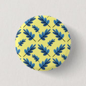 Blauer Herbst Button (Vorderseite)