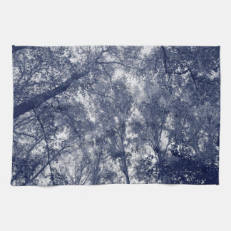Blauer Herbst Handtuch