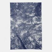 Blauer Herbst Handtuch (Vertikal)