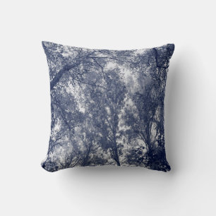 Blauer Herbst Kissen