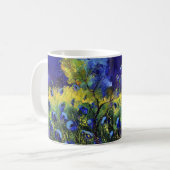 Blauer Herbst, Kunst Kaffeetasse (Vorderseite Links)