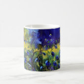 Blauer Herbst, Kunst Kaffeetasse (Mittel)
