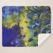 Blauer Herbst, Kunst Sherpadecke (Vorderseite (Horizontal))