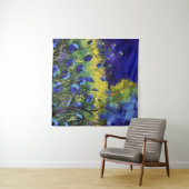 Blauer Herbst, Kunst Wandteppich (Beispiel (Horizontal))