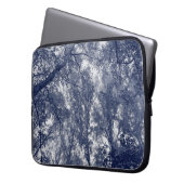 Blauer Herbst Laptopschutzhülle (Vorderseite Links)