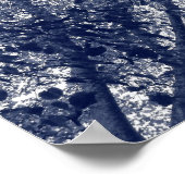 Blauer Herbst Poster (Ecke)