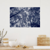 Blauer Herbst Poster (Küche)