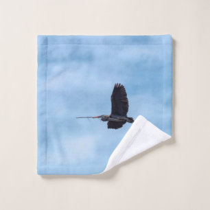 Blauer Heron Wash Tuch