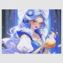 Blauer Hexenstich, Halloween-Geschenkwrap