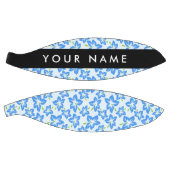 Blauer Hibiskus, Blumen, Ihr Name Basketball (Panele)