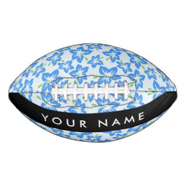 Blauer Hibiskus, Blumen, Ihr Name Football