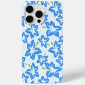 Blauer Hibiskus, Blumen, Muster von Blume Case-Mate iPhone Hülle (Rückseite)