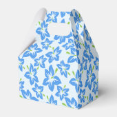 Blauer Hibiskus, Blumen, Muster von Blume Geschenkschachtel (Vorderseite)