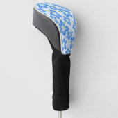 Blauer Hibiskus, Blumen, Muster von Blume Golf Headcover (angewinkelt)