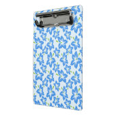 Blauer Hibiskus, Blumen, Muster von Blume Mini Klemmbrett (Gewinkelt2)