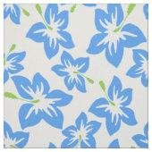 Blauer Hibiskus, Blumen, Muster von Blume Stoff (Muster)